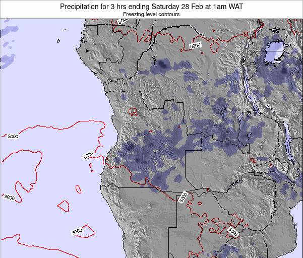 Angola Precipitation for 3 hrs ending Friday 04 Jun at 7pm WAT