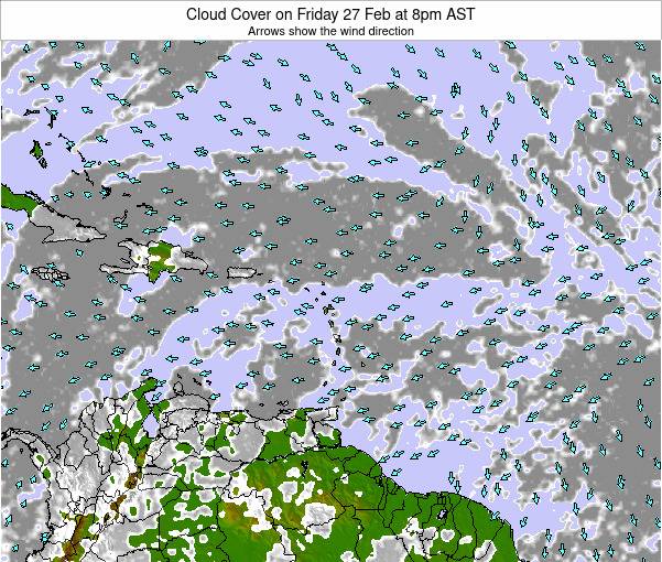 Anguilla Cloud Cover on Saturday 09 Apr at 2am AST
