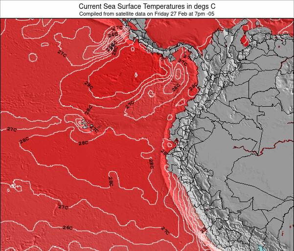 Casablanca Water Temperature (Sea) and Wetsuit Guide (Esmeraldas, Ecuador)