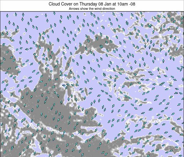Pitcairn Cloud Cover on Friday 17 May at 10am 08