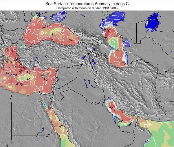 Batroun or Colonel Water Temperature (Sea) and Wetsuit Guide (Lebanon