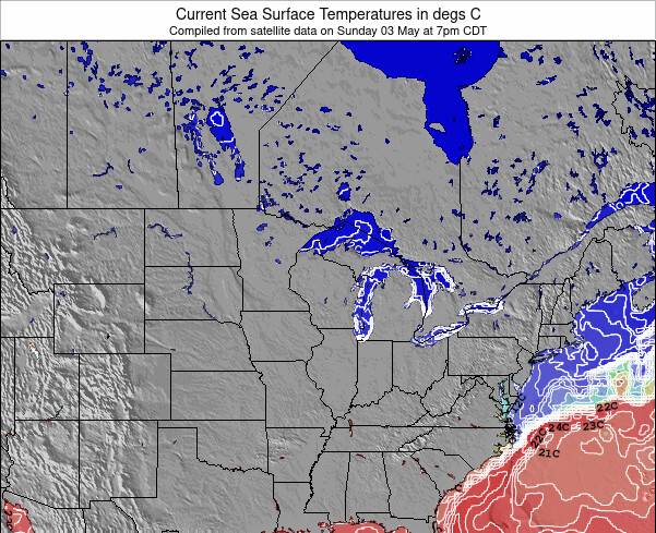 Mackinac Island Water Temperature (Sea) and Wetsuit Guide (Lake Huron, USA)
