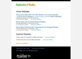 Batteriesplusrebates.com At Wi. Batteries Plus Bulbs Online Rebate Center - Cookies Required