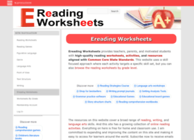 Ereadingworksheets.com At Wi. Ereading Worksheets | Free Reading Activities & Resources