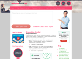 Prepositionchecker.com At Wi. Use The Finest Preposition Checker!