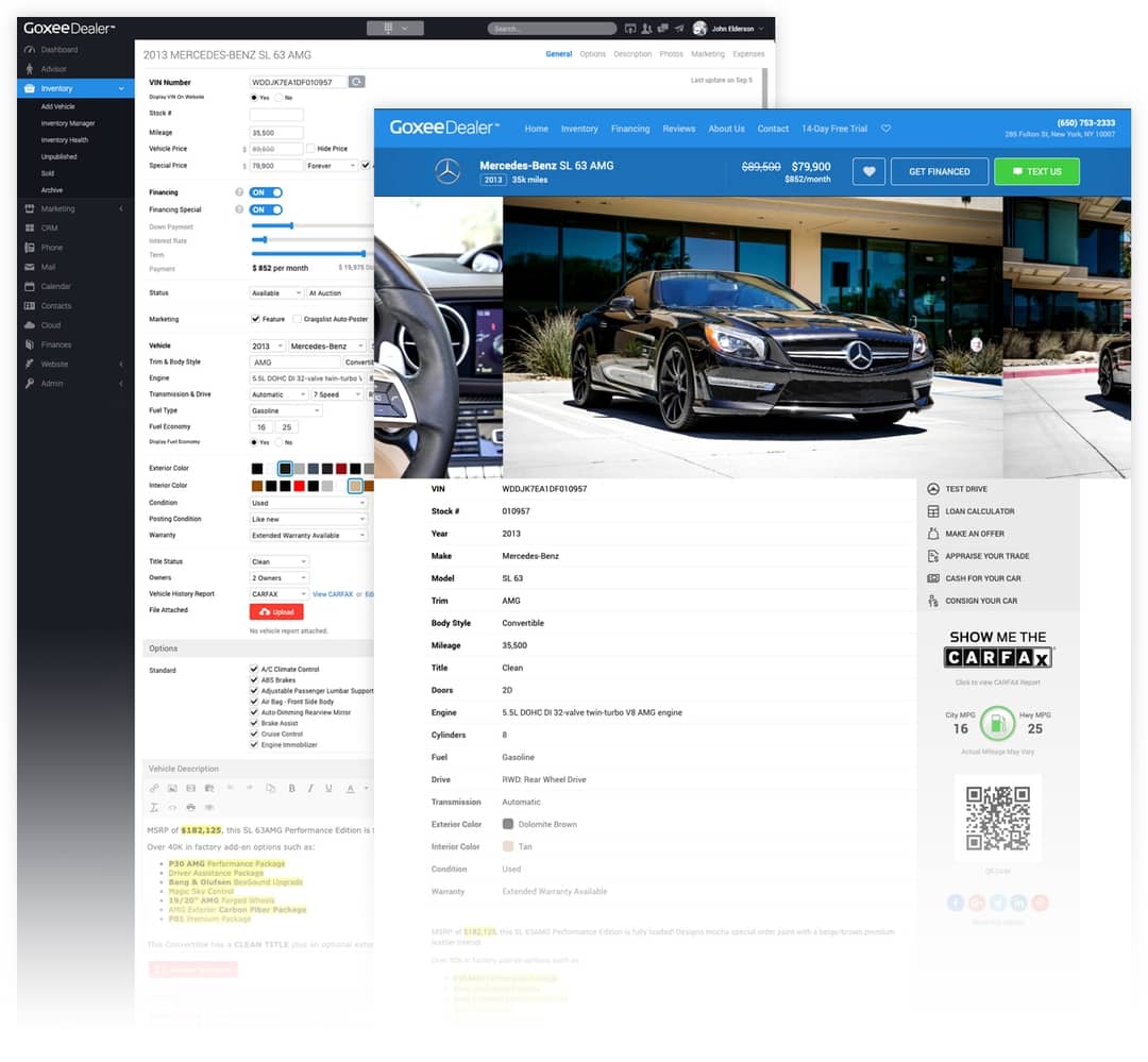 Dealer Inventory Management Software Goxee Dealer™