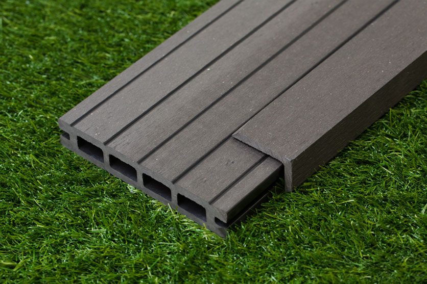 Luxury Black Composite Wood Decking Kit 2.9m Boards (Reversible)