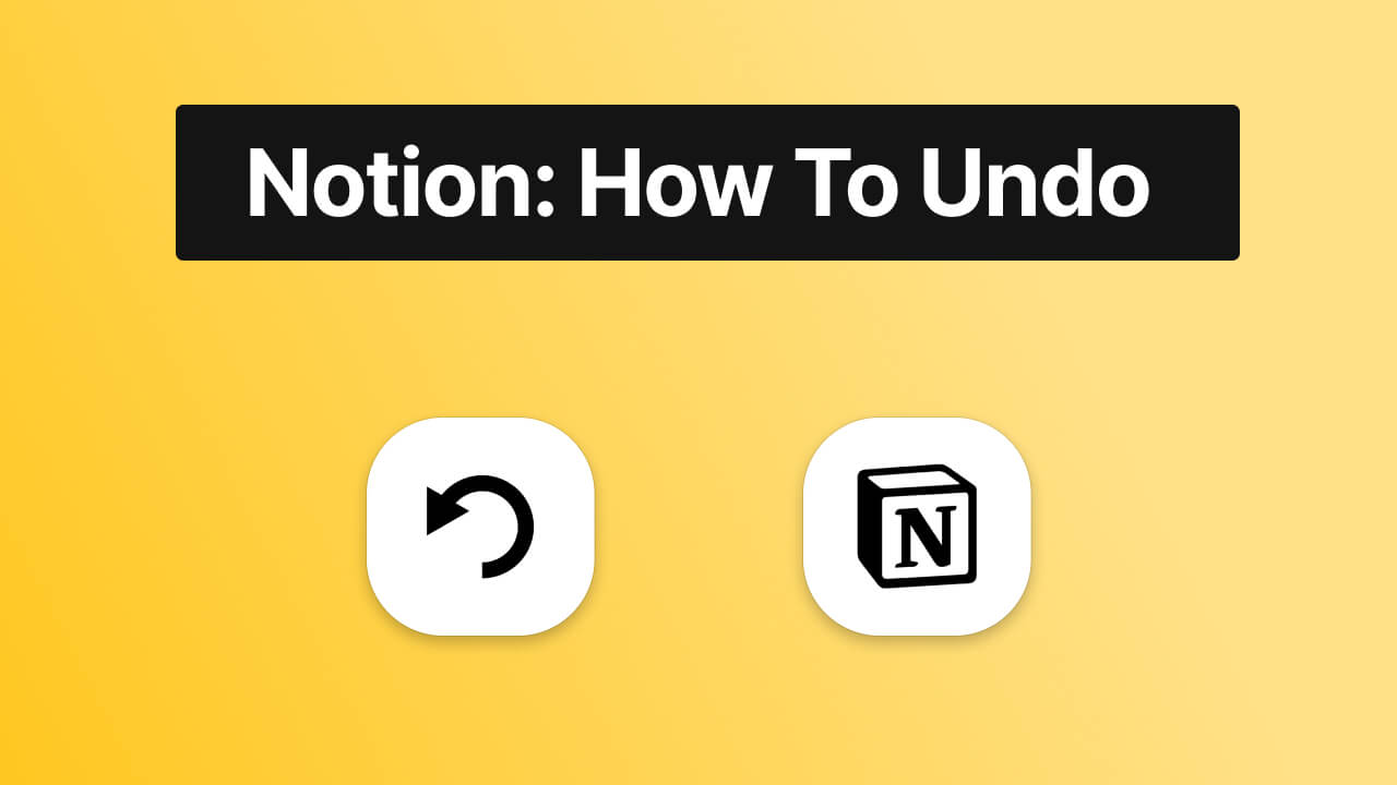 How to undo in Notion Simple.ink