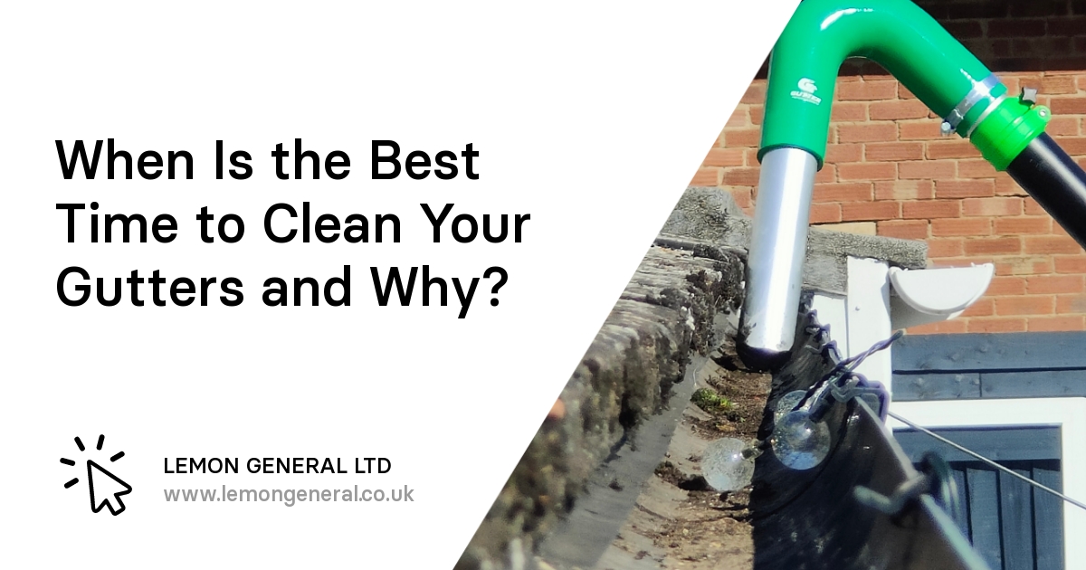 When is the Best Time to Clean Gutters?