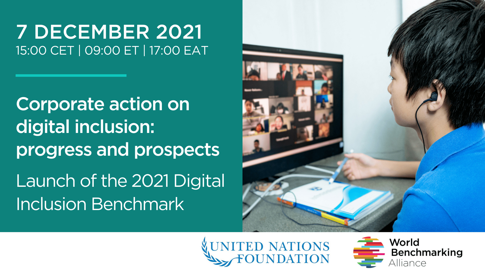 Virtual launch of the 2021 Digital Inclusion Benchmark World Benchmarking Alliance