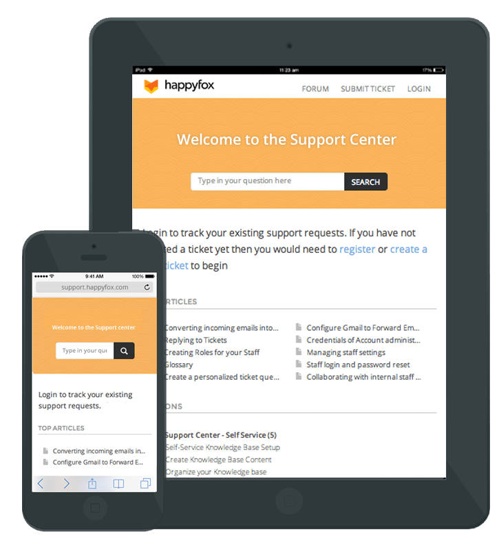 Efficient SelfService Portal for Customer Support HappyFox