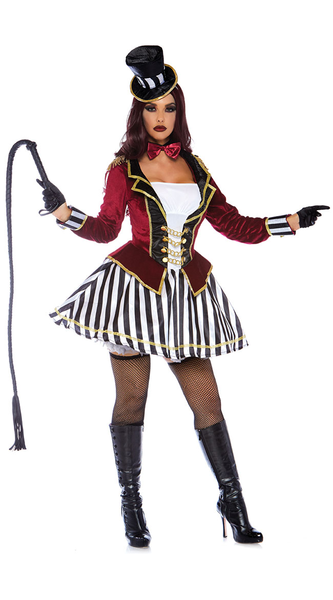 Night Ringmaster Costume, Sexy Ringleader Costume