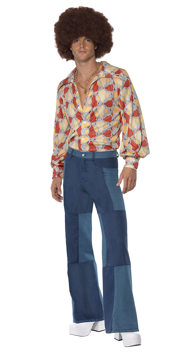 Men's 1970s Retro Costume, men's disco costume