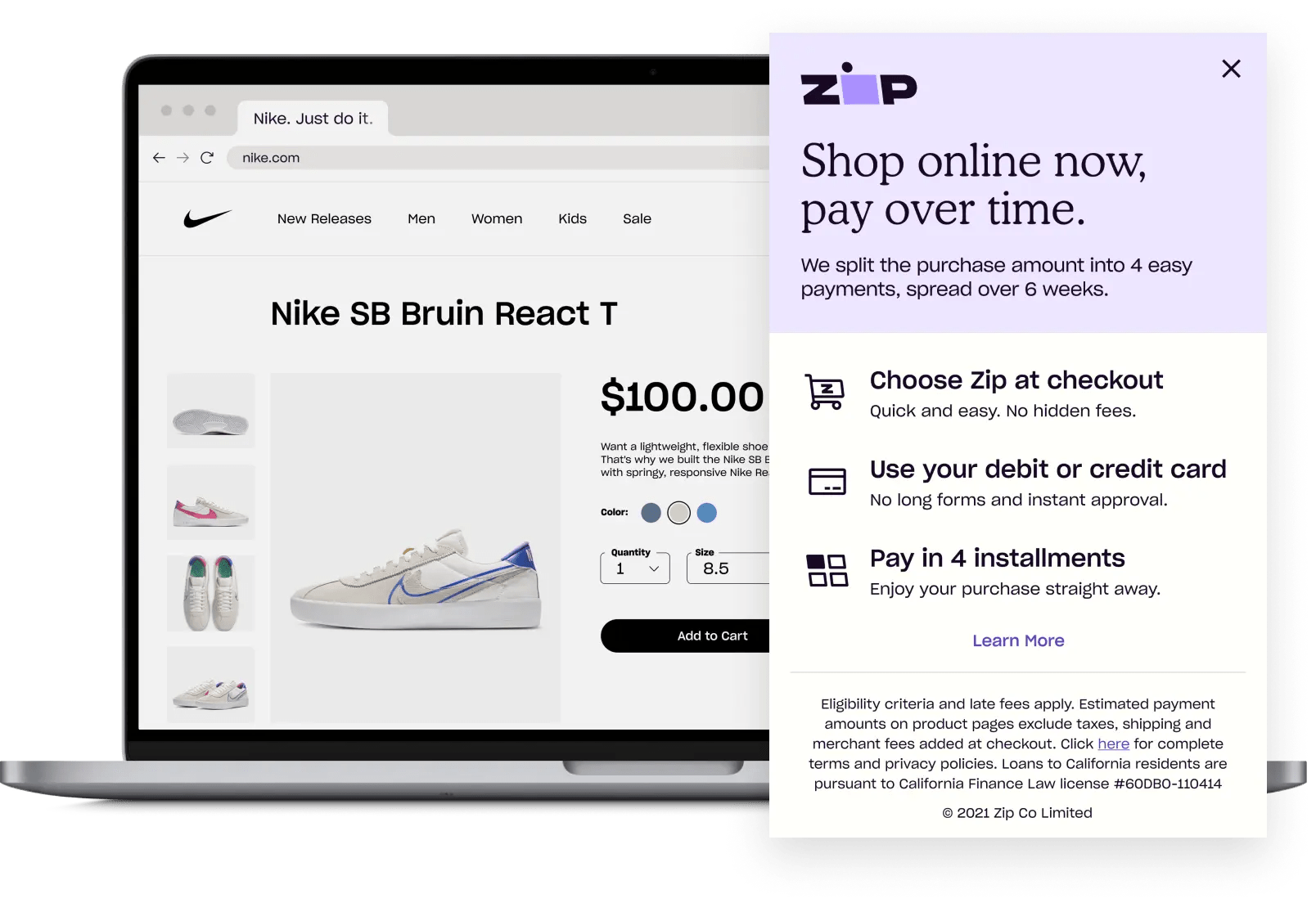 Zip for Business accept payments Zip, previously Quadpay