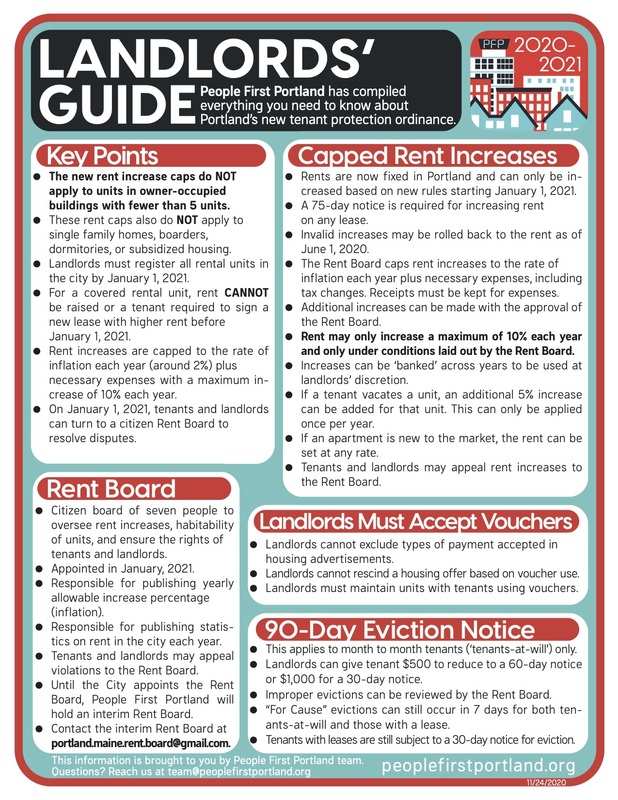 Portland Maine Rent Control