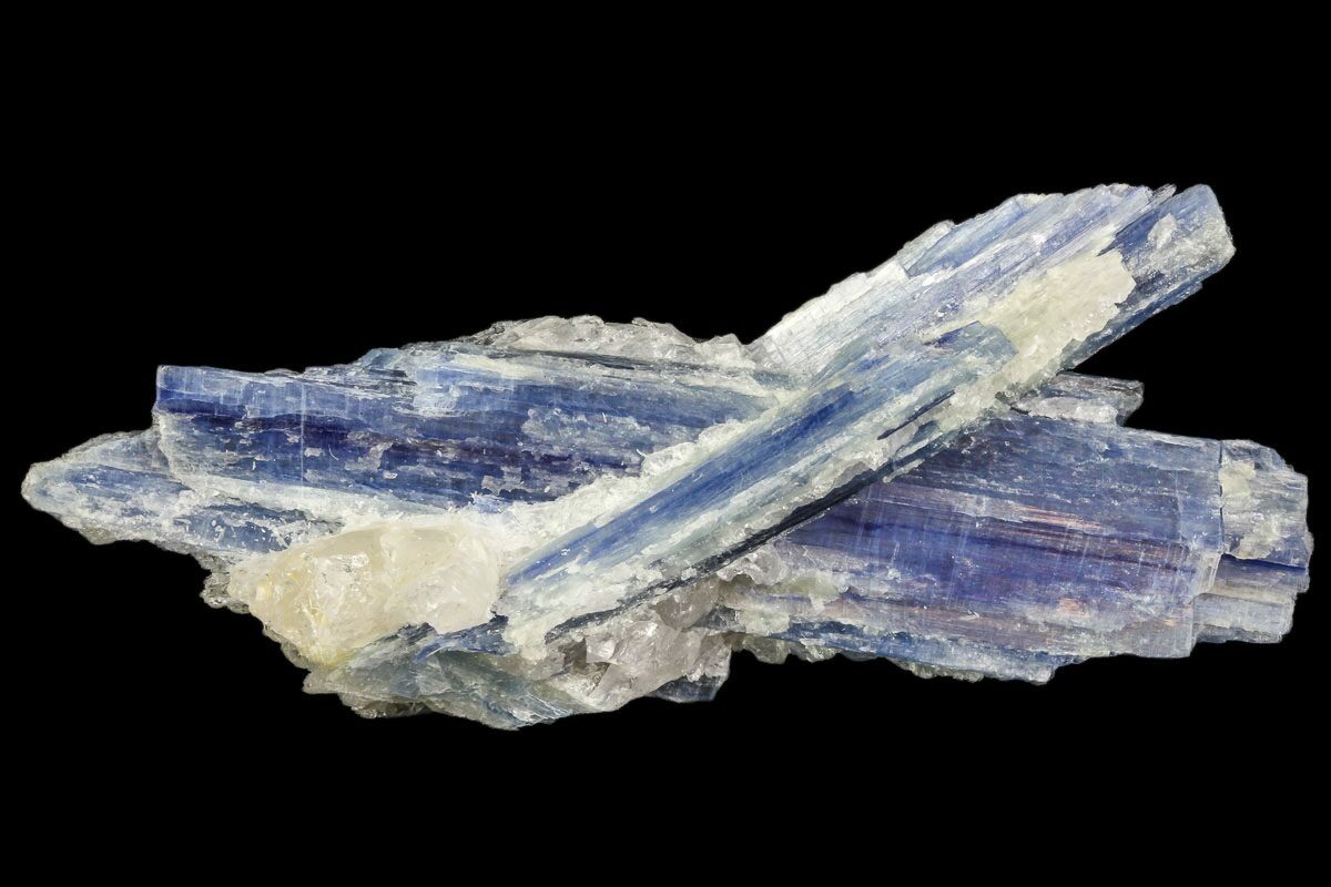 4.3" Vibrant Blue Kyanite Crystal In Quartz Brazil For Sale (80380
