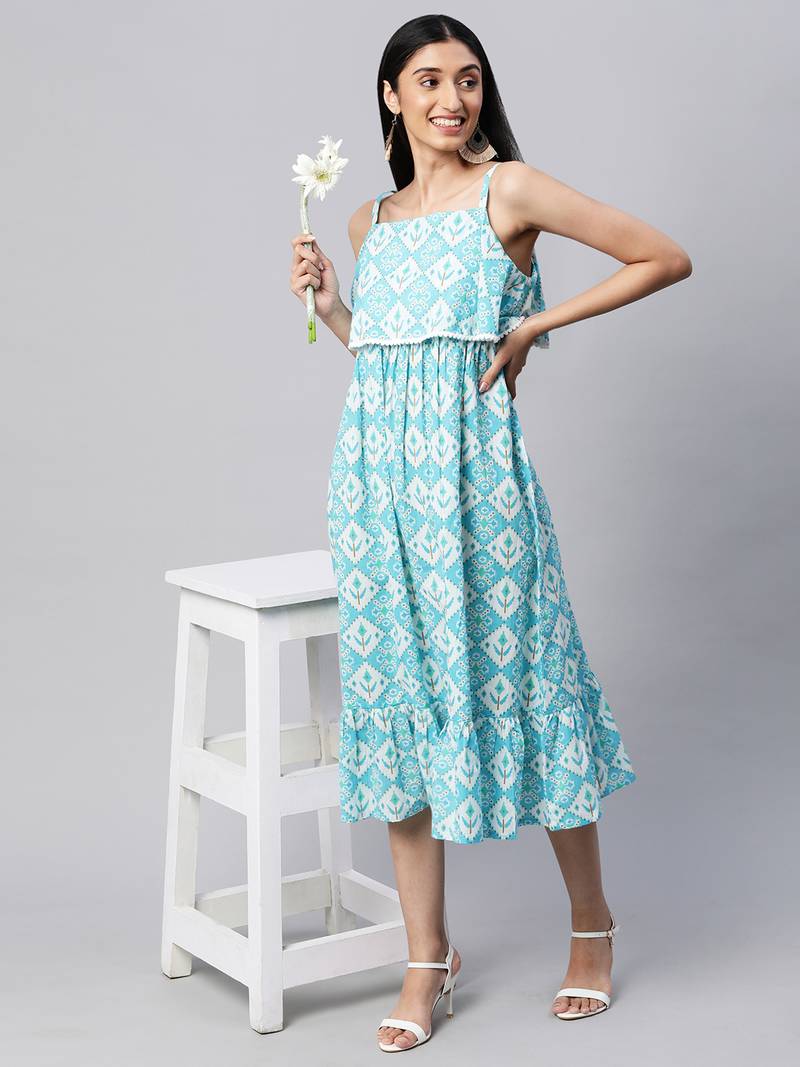 Aquablue printed cotton longdresses Kami Kubi 3856273