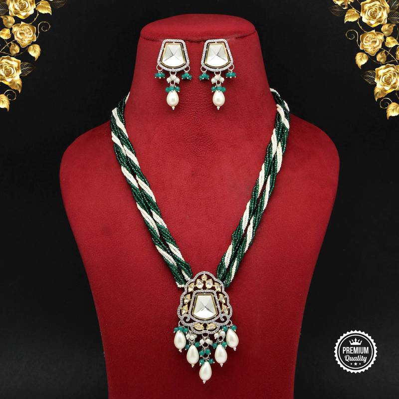Green necklacesets Jaipur Mart 4020693