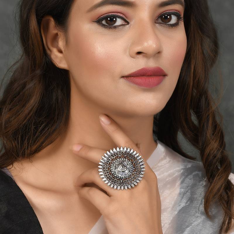 Silver rings AQUASTREET 4048764