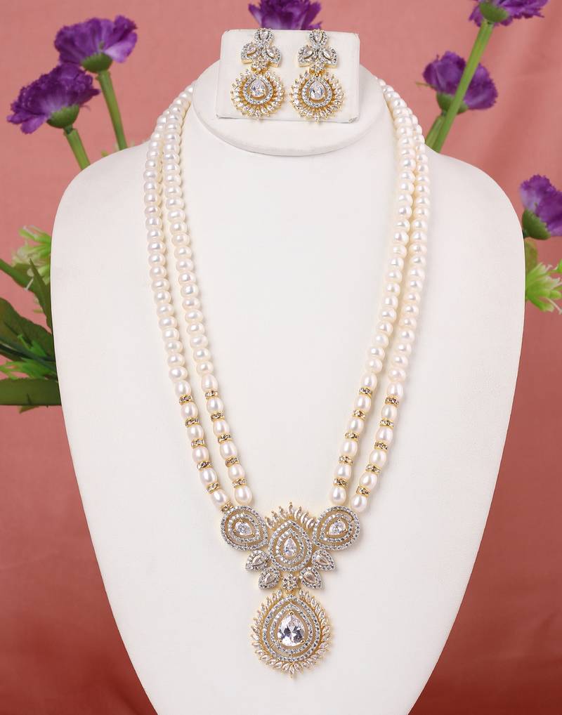 Real Natural Hyderabadi pearls Set With Certificate Hyderabad Jewels