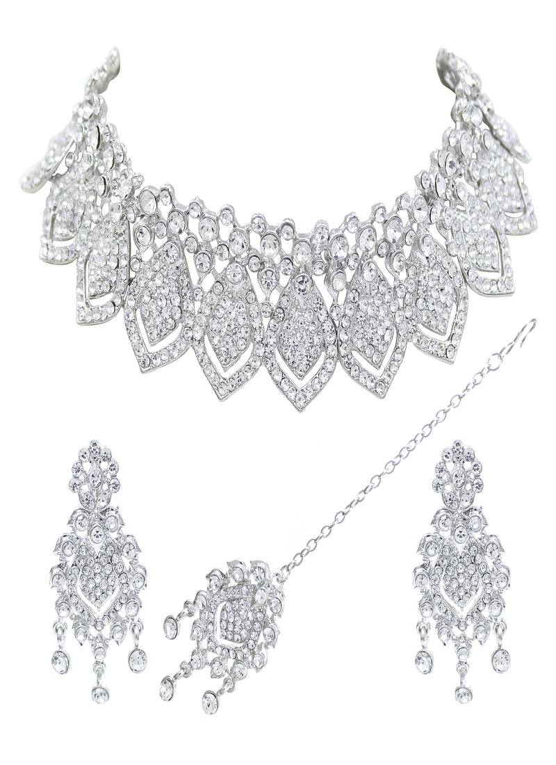 Silver necklacesets SAIYONI 4143104