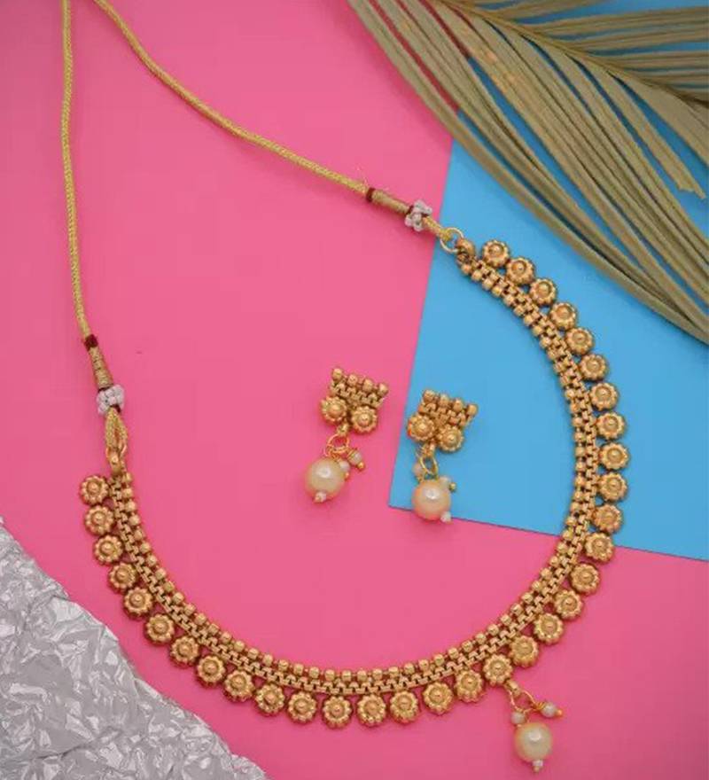 Layken Stylish Jewellery Necklace Set Gold Plated Jewellery Set for