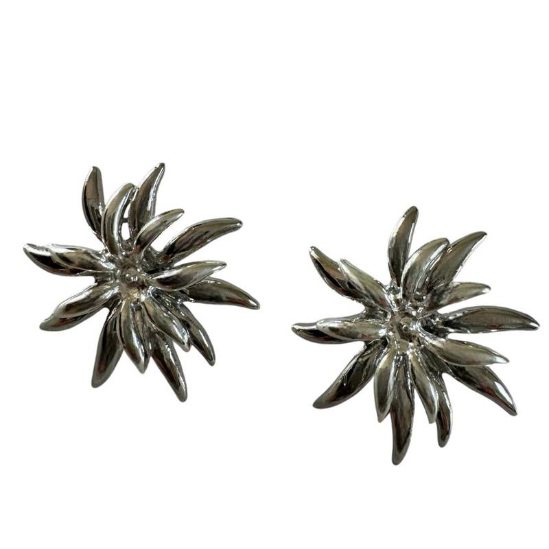 Silver plated stainless steel 1 pair of earrings FASHIONISTAA21 4484194