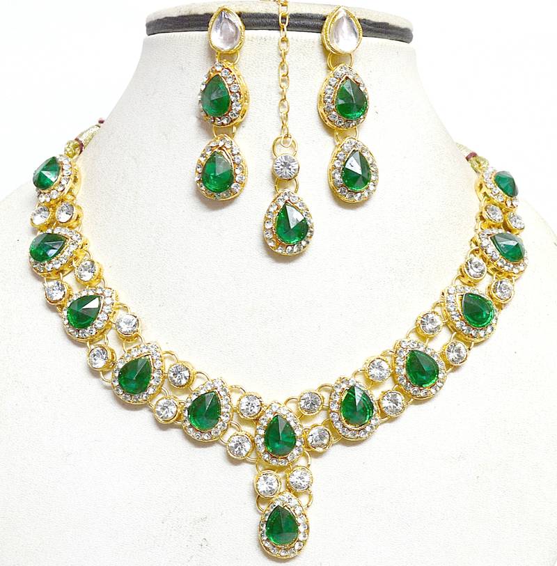 Green diamond necklacesets Super Shop 2245017
