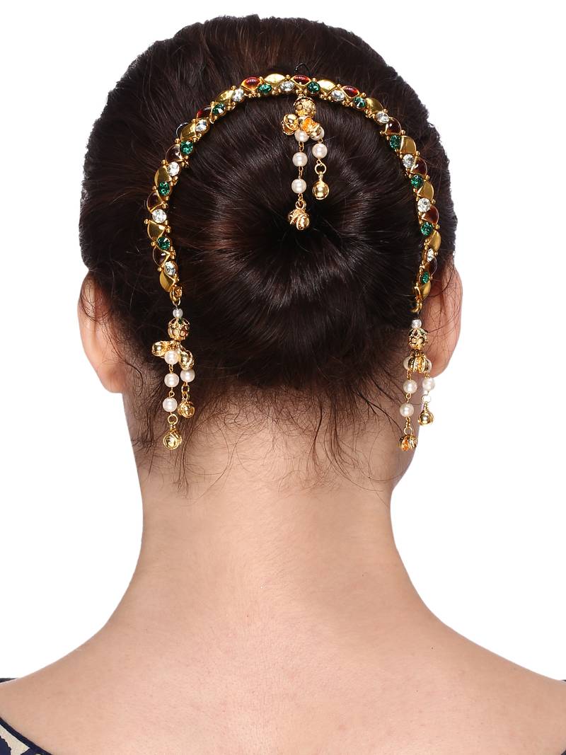 Gold hairaccessories Sri Shringarr Fashion 2578193