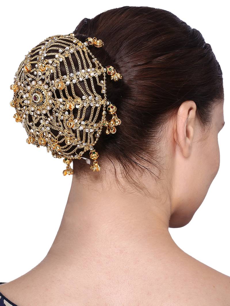 Gold hairaccessories Sri Shringarr Fashion 2578198