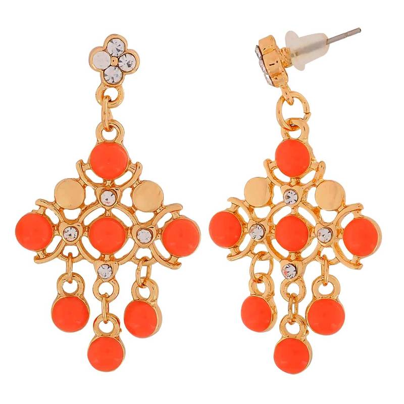 Orange earring Maayra ColorWorld 2627863
