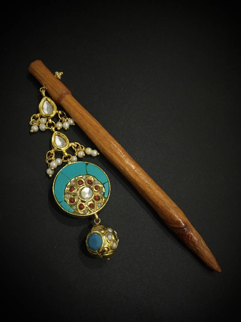 Turquoise Hair Accessories DUGRAN BY DUGRISTYLE 2643858