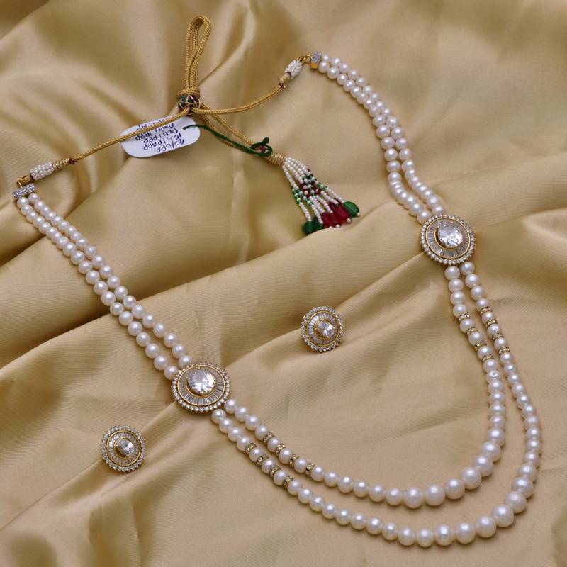 White pearl necklacesets Hyderabad Jewels And Pearls 2717784