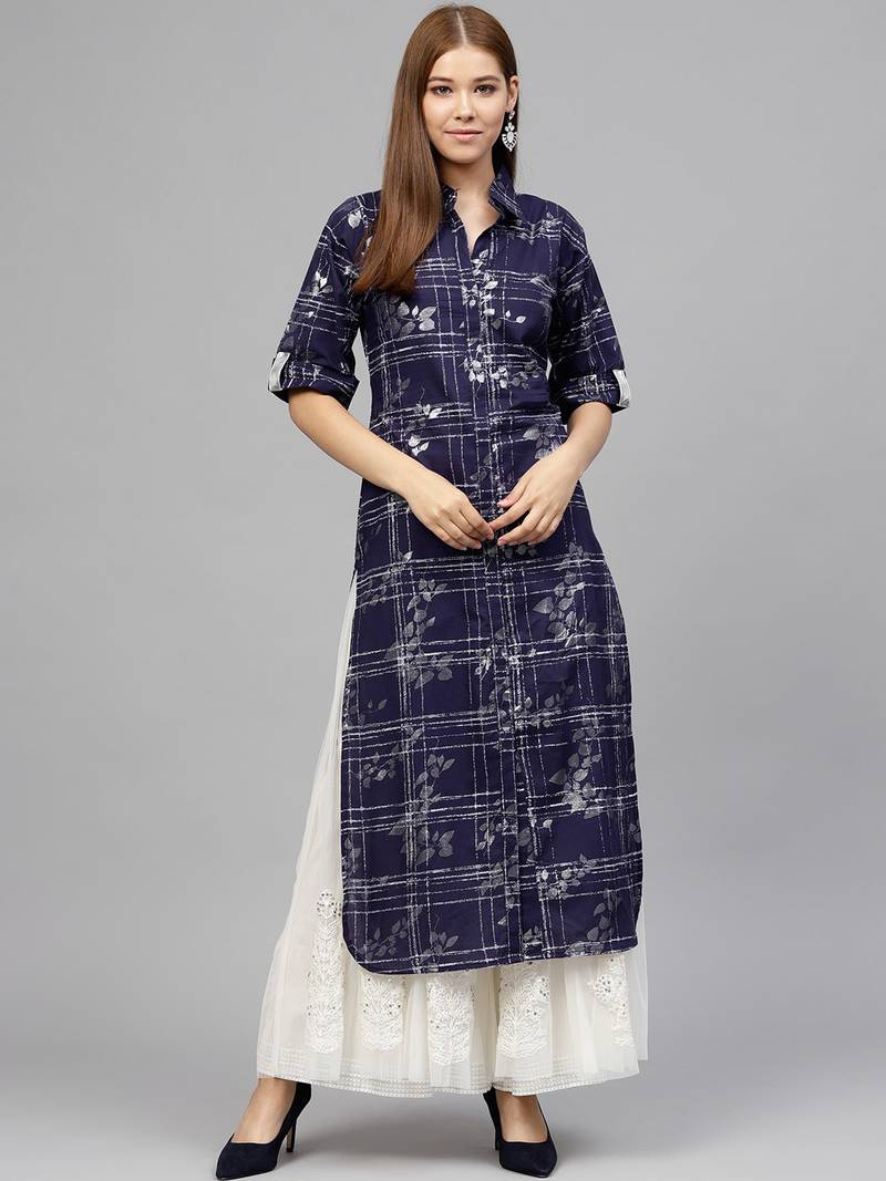 Top 5 Neck Designs For Kurtis With Collar