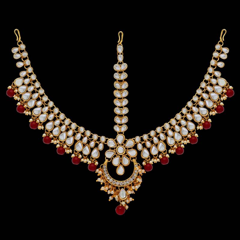 Maroon jewellery Jaipur Mart 2751290