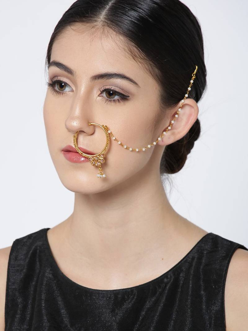 Gold nose ring Priyaasi 2794081