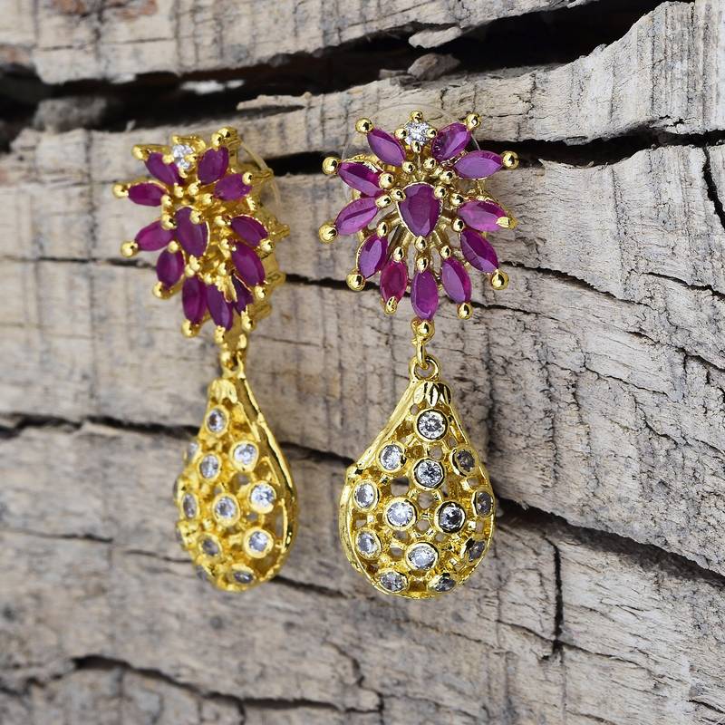 Multicolor Earrings OMKAR JEWEL 2803275