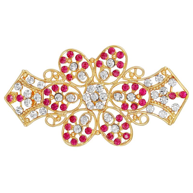 Gold diamond hair clip MFJ 2893109