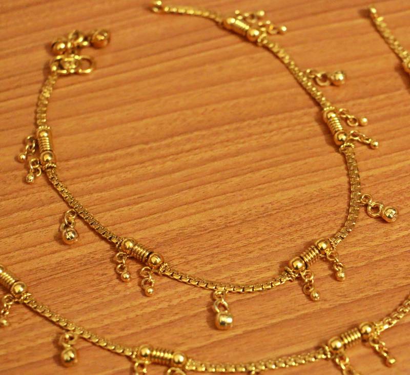 Gold anklets Sanvi Jewels Pvt. Ltd. 2995116