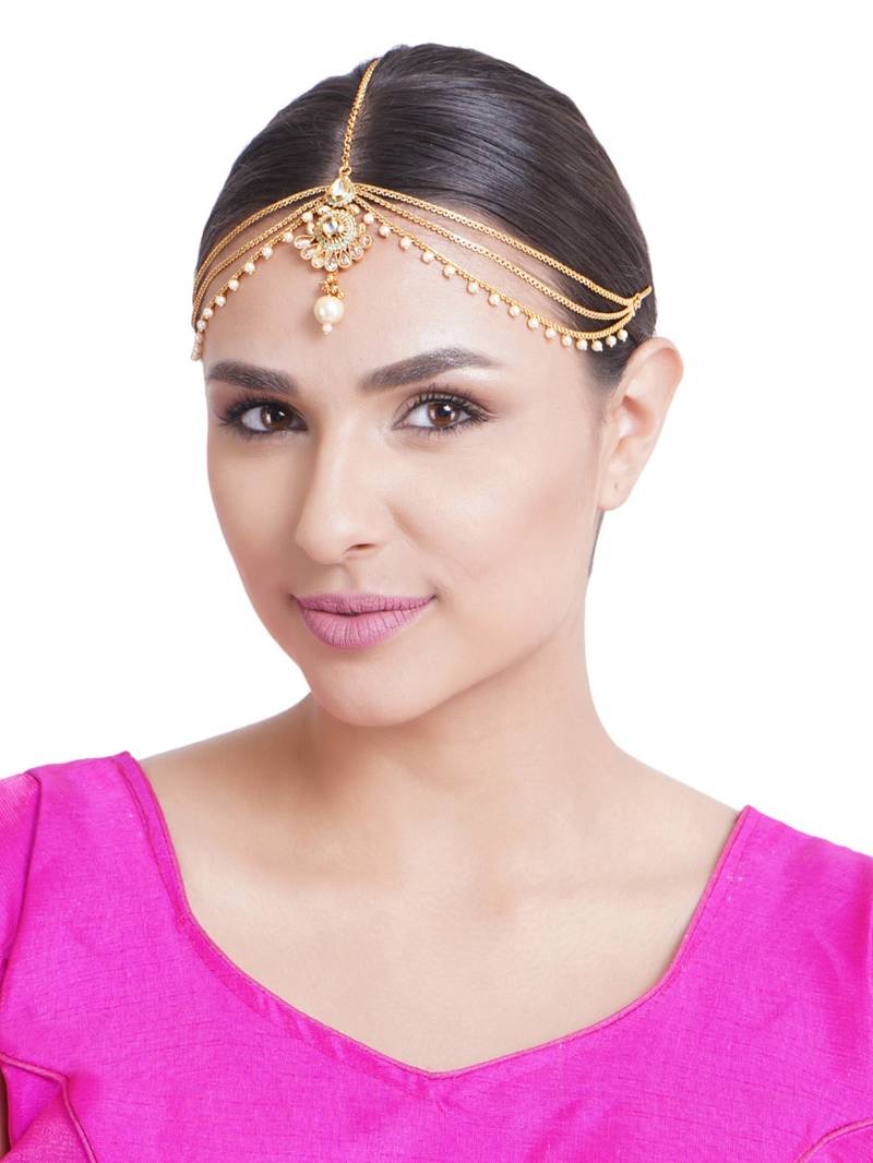 Gold hairaccessories Priyaasi 3238777