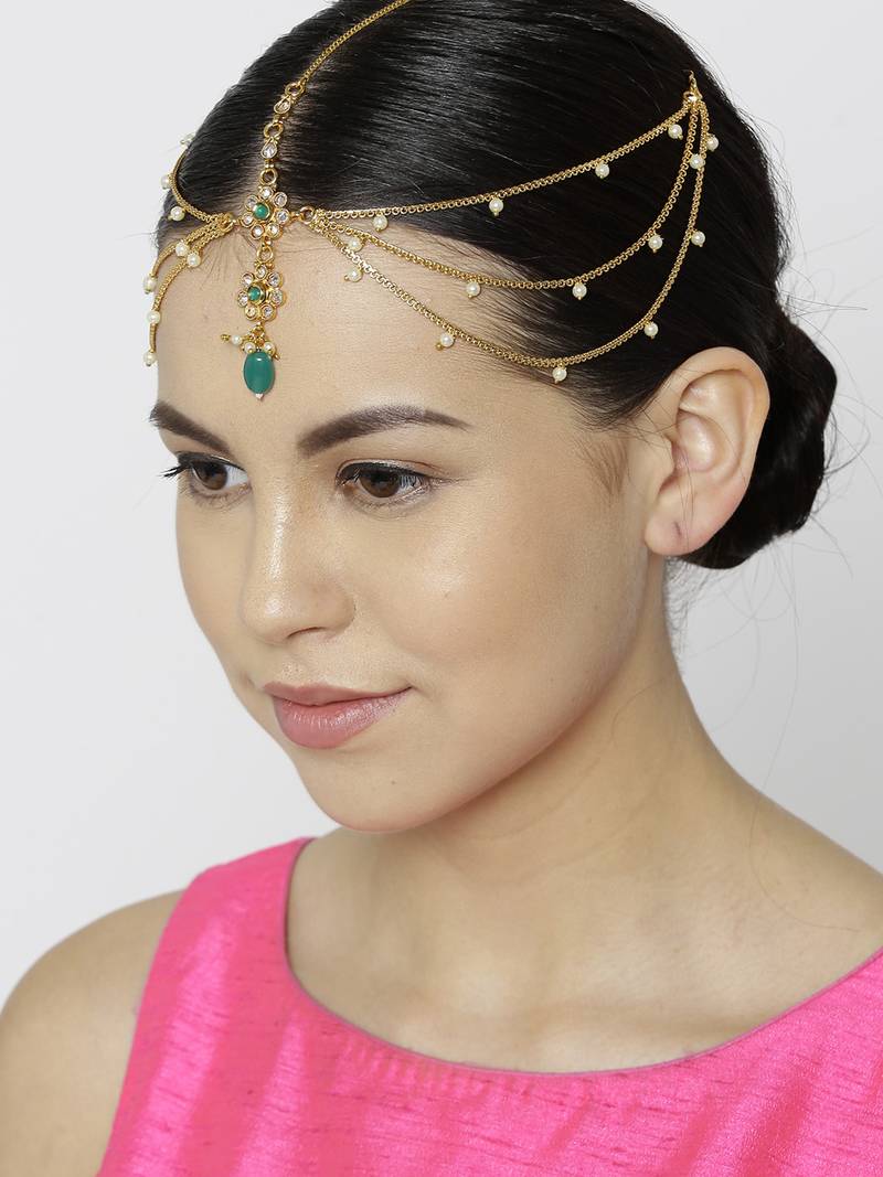 Gold hairaccessories Priyaasi 3238781