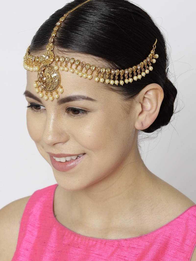 Gold hairaccessories Priyaasi 3238782