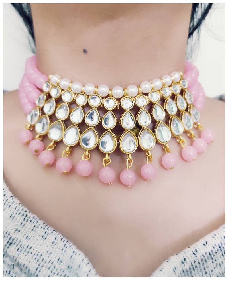 Pink chokers ZaffreCollections 3245746