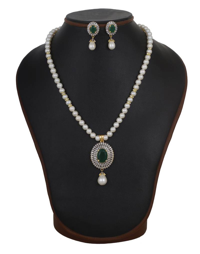 White pearl necklacesets Hyderabad Jewels And Pearls 3272654