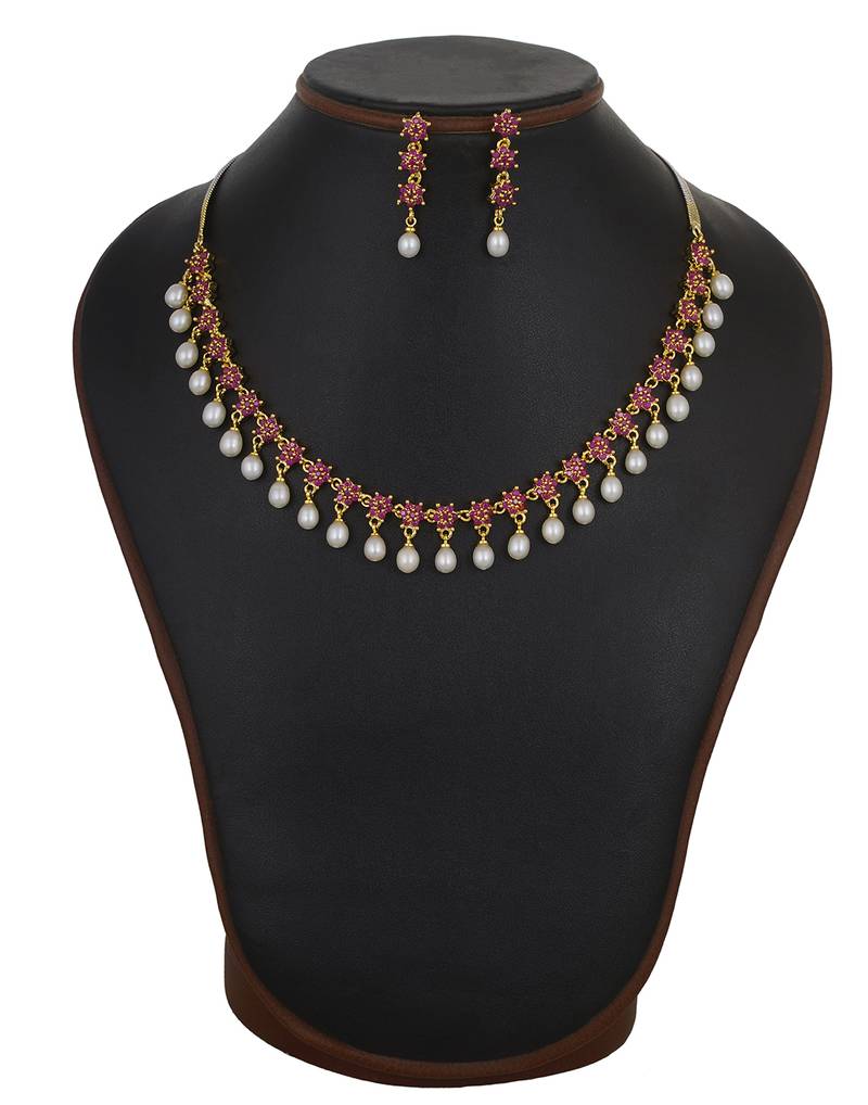White pearl necklacesets Hyderabad Jewels And Pearls 3285901