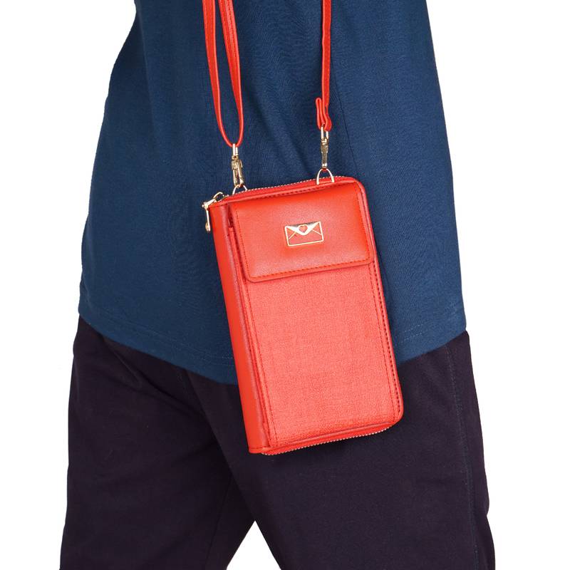 NFI essentials Women's Mobile Cell Phone Holder Pocket Wallet Hand