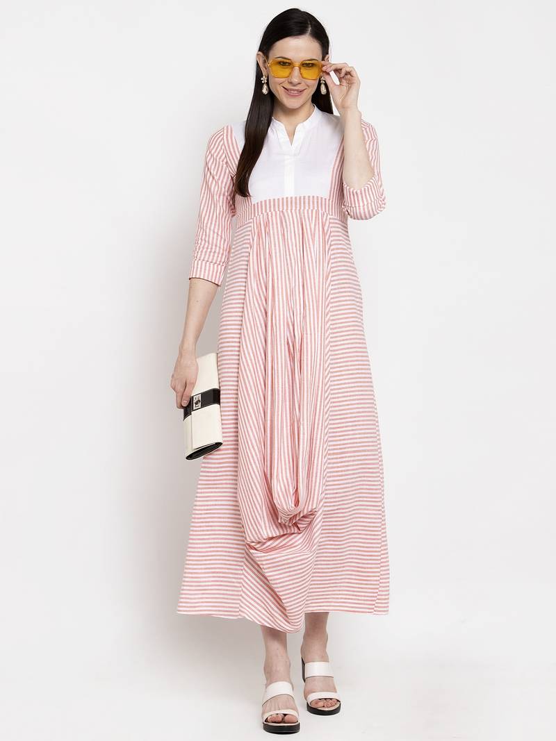 Pink printed cotton maxidresses DUGRI BE THE ONE 3574119