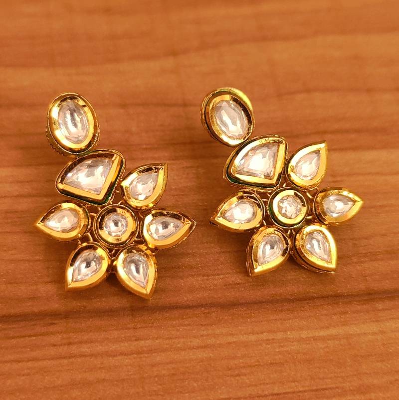 White earrings Sanvi Jewels Pvt. Ltd. 3687866