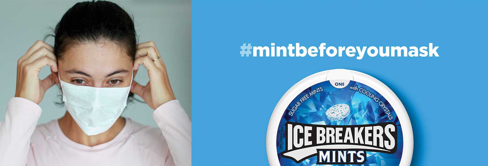 Ice Breakers Pairs Mints With Masks During Pandemic Path to Purchase
