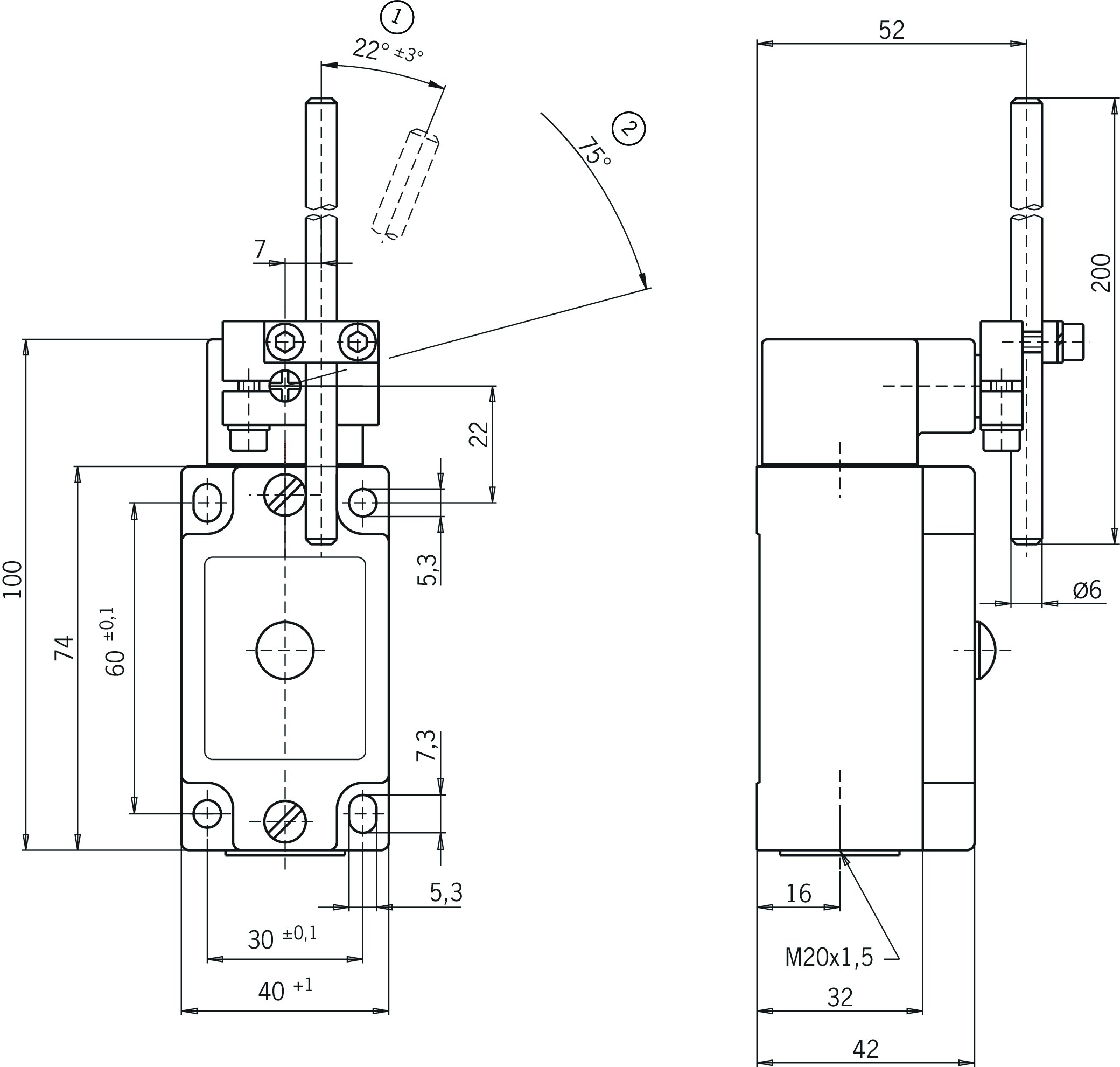 NG1SM510L060M EUCHNER More than safety.